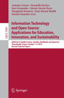 Information Technology and Open Source  Applications for Education  Innovation  and Sustainability