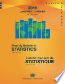 Monthly Bulletin of Statistics, January 2016