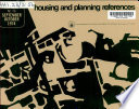 Housing and Planning References