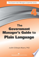 The Government Manager s Guide to Plain Language
