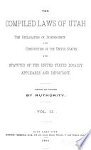 The Compiled Laws of Utah
