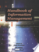 Handbook of Information Management Book