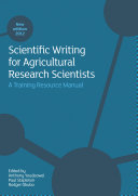 Scientific writing for agricultural research scientists
