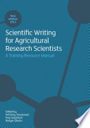 Scientific writing for agricultural research scientists Book