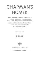 Chapman s Homer  The Iliad