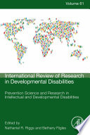 Prevention Science and Research in Intellectual and Developmental Disabilities