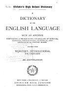 Webster's High School Dictionary