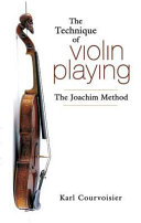 The Technique of Violin Playing