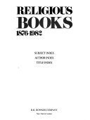 Religious Books 1876   1982