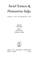 Social Sciences & Humanities Index