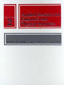 Applied Statistics for Engineers and Physical Scientists Book