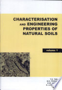 Characterisation and Engineering Properties of Natural Soils