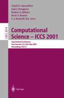 Computational Science   ICCS 2001