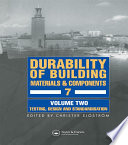 Durability of Building Materials   Components 7