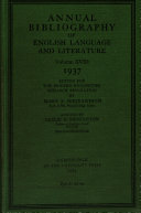 annual bibliography of english language & literature