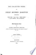 The Collected Poems of Philip Bourke Marston