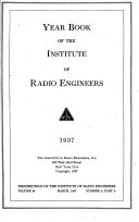 Year Book   Institute of Radio Engineers