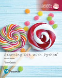 Cover of Starting Out with Python, Global Edition