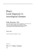 Bing S Local Diagnosis In Neurological Diseases
