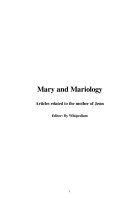 Mary and Mariology