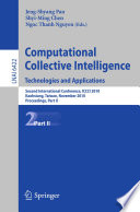 Computational Collective Intelligence  Technologies and Applications