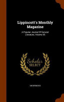 Lippincott s Monthly Magazine Book