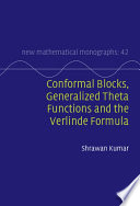 Conformal Blocks  Generalized Theta Functions and the Verlinde Formula