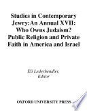 Who Owns Judaism  Book