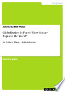 Globalization in Foer s  How Soccer Explains the World  Book PDF