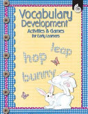 Vocabulary Development Activities and Games for Early Learners