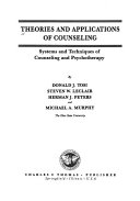 Theories and Applications of Counseling