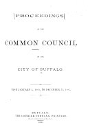 Proceedings of the Common Council of the City of Buffalo, ...