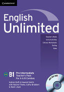 English Unlimited Pre-intermediate a and B Teacher's Pack