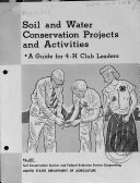Soil and Water Conservation Projects and Activities