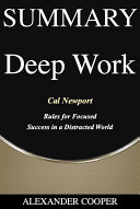 Summary of Deep Work [Pdf/ePub] eBook