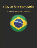 Brazilian Portuguese Vocabulary Notebook