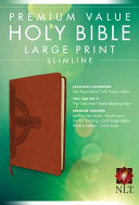 Premium Value Slimline Bible Large Print NLT  Cross