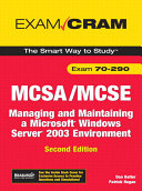 MCSA/MCSE 70-290 Exam Cram