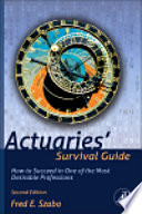 Book Actuaries  Survival Guide Cover