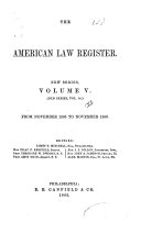 American Law Register