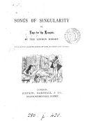 Songs of Singularity   Or  Lays for the Eccentric