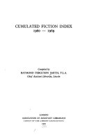 Cumulated Fiction Index  1960 1969