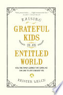 Raising Grateful Kids in an Entitled World Book