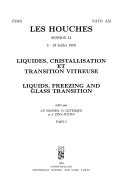 Liquids  Freezing and Glass Transition