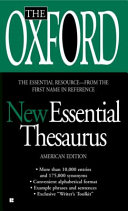 The Oxford New Essential Thesaurus