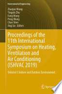 Proceedings of the 11th International Symposium on Heating  Ventilation and Air Conditioning  ISHVAC 2019  Book