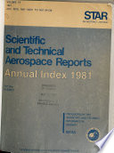 Scientific and Technical Aerospace Reports Book