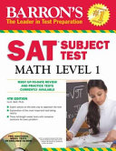 Barron's SAT Subject Test Math Level 1 with CD-ROM, 4th Edition