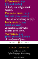 A Dictionary of the English Language: an Anthology [Pdf/ePub] eBook