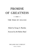 Promise of Greatness  the War of 1914 1918